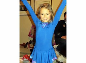 Andi ready to roll for winter gymnastics